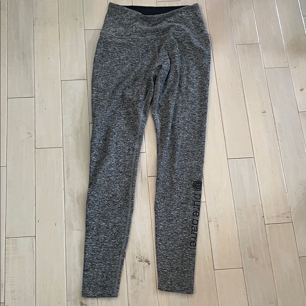 Beyond Yoga high waist black spacedye Leggings L 28”